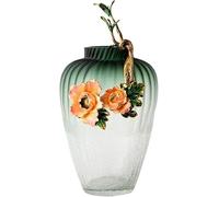 CLSDRZC Enamel Colored Vase Decoration, Living Room Dry Flower Arrangement, Foyer, TV Cabinet, Dining Table Decoration
