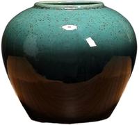 CLSDRZC Flower Vase Ceramic Vases Decorations Home Furnishings New Chinese Style Living Room Dry Flower Arrangement Hydroponics Green Plants Flower Vases Decoration Vase(Medium)