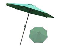 CLSDRZC Garden 7.5' Parasols Double Top Patio Sun Umbrella, Outdoor Yard, Beach Commercial Event Market, Camping, Pool Side Good