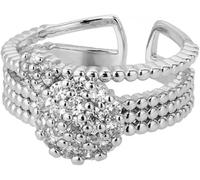 CLSDRZC Girl Products Rings Ring Jewellery Women Men Adjustable Flower Rings for Women Girls Fancy Ring Couple Wedding Gifts