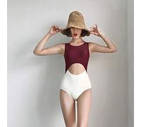 CLSDRZC Hollow Cut out Full Back Women Swimwear One Piece Swimsuit Female Bather Bathing Suit Swim Wear Beach Lady B