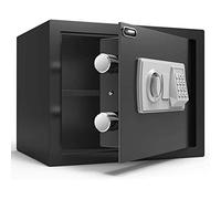 CLSDRZC Home Office compatto impermeabile ignifugo con piccola password per impronte digitali con serratura elettronica e tastiera, può essere installato a pavimento o a parete per contanti in ufficio