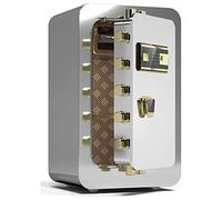 CLSDRZC Impermeabile ignifugo con Tastiera numerica Elettronica, Struttura in Acciaio per Soldi, Serratura Nascosta, Ancoraggio a Parete o Armadio, Ufficio, Famiglia e Hotel per Ufficio Domestico