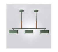 CLSDRZC Light Chandelier Ceiling Lamp Living Room Decor Bedroom Dining Table Study Kitchen LED Nordic Aron Iron Wood Light,C-White Light