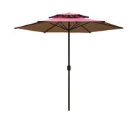 CLSDRZC Outdoor Parasol 8.2ft Patio Umbrella Outdoor Market Umbrella UV Protection Outside Garden Pool Umbrella Patio Garden Umbrella(D-with Base)