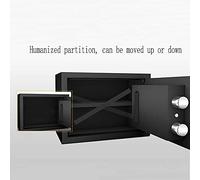 CLSDRZC, Password Elettronica A impermeabilizzazione a Prova di Incendio, Guardaroba da Comodino Piccolo Invisibile Invisibile per Ufficio in Acciaio Wall Bilayer Locker da 25 cm Gabinetto di Altezza