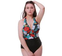 CLSDRZC Printed Bikini Halter Bikini Plus Size Swimwear Swim Bikini Set