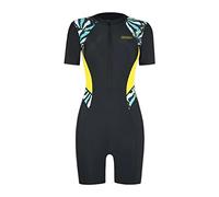 CLSDRZC Professional Outfit Short Sleeved Sweatshirt One-Piece a Woman in Swimsuit