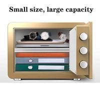 CLSDRZC Protezione ignifuga Impermeabile per la casa e la Serratura Password Elettronica Meccanica Interamente in Acciaio Password incorporata utilizzata per conservare Oggetti di Valore Casa