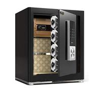 CLSDRZC S Password per Impronte digitali per la casa Piccolo Allarme Office all Acciaio Deposito antifurto a Parete Fireproof Office Key Lockab Grande