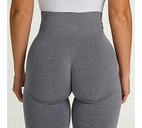 CLSDRZC Seamless Sport Shorts Women Gym Fitness High Waist Knitted Scrunch Bum Yoga Elastic Running Cycling Workout Biker Short