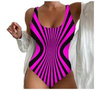 CLSDRZC Sexy Women's Summer One-Piece Swimsuit, Push Up Swimwear, Women's Appearance Swimsuits, Swimwear for Women, Padded, Tummy Control for Women, Summer, Beach, Holiday