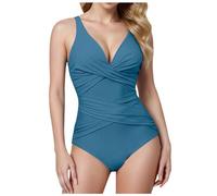 CLSDRZC Shaping Women's One Piece Swimsuit, Sexy Slim Fit Swimsuit, Swimsuits, Beach Swimsuits, Comfortable Surf Suit, Padded, Tummy Control for Women, Summer, Beach, Holiday