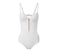 CLSDRZC Swimsuit Women Hot Spring Swimsuit Small Breasts Gathered Big Breasts Belly Slim Bikini Swimwear with Steel Support, with Chest Pad