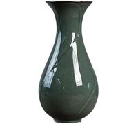 CLSDRZC Vase Celadon Dry Vase Living Room Coffee Table Desktop Flower Arrangement TV Cabinet Hydroponic Porcelain Bedside Table Decoration Crafts Flower Vases Decorative(C)