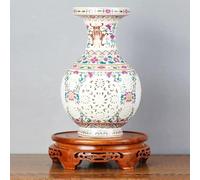 CLSDRZC Vase Pedestal Riser, Round Wooden Display Stand Base, Indoor Living Room Green Plant Fish Tank Ornament Bonsai(28cm/11in)