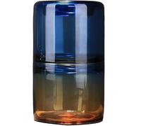 CLSDRZC Vase Stained Glass Vase Home Decoration Living Room TV Cabinet Hydroponic Flower Arrangement Model Room Soft Decoration Flower Vases Decorative(B)