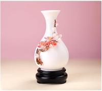 CLSDRZC Vases for Flowers Handmade Ceramic Vase Living Room Home Decoration Ornaments Flower Container Flower Vases Decorative(B)