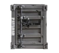 CLSDRZC Vetrina per armadietti in Ferro retrò per depositi Impermeabili ignifughi - lor - -40X38X48c per Uso in Contanti per Ufficio Domestico (Colore : Rosso) (Grigio)