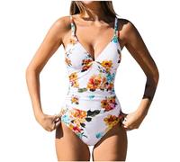 CLSDRZC Women's Tummy Control Swimsuit, One-Piece Swimsuit, Push Up Swimwear, Women's Appearance Swimsuits, One Piece Swimsuit, Beach Bikinis for Women, Summer, Beach, Holiday