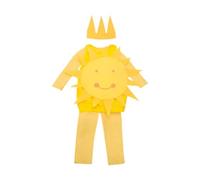 CLSSLVVBN Accessori Cosplay Creativi Travestimento Vestito con Cappello Fiaba Storie Spettacoli e Halloween Robusto Costume da Spettacolo Teatrale per Bambini Ragazzi Ragazze, Giallo, Taglia XL