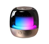 CLSSLVVBN Altoparlanti Bluetooth Altoparlante Bluetooth wireless Nuova generazione di 4 mini altoparlanti compatti e portatili ad fedeltà con subwoofer a, d'oro
