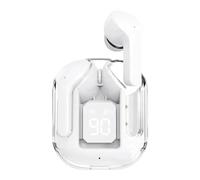CLSSLVVBN Auricolari Bluetooth Mi con Display LED per Abbinamento istantaneo e Suono coinvolgente, Dotati di Tecnologia Impermeabile IPX4, Bianco, Scatola