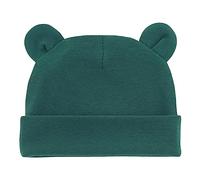 CLSSLVVBN Cappello da neonato Solid Keep Multi-funzionale Elastico Ragazze Ragazzo Cappelli Infant Bonnet Cappellini per bambini per la Primavera Inverno, Verde scuro
