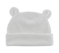 CLSSLVVBN Cappello da neonato Solid Keep Multi-funzionale Elastico Ragazze Ragazzo Cappelli Infant Bonnet Cappellini per bambini per la Primavera Inverno, Bianco