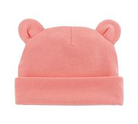 CLSSLVVBN Cappello da neonato Solid Keep Multi-funzionale Elastico Ragazze Ragazzo Cappelli Infant Bonnet Cappellini per bambini per la Primavera Inverno, Rosa chiaro