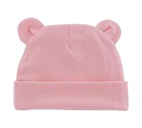 CLSSLVVBN Cappello da neonato Solid Keep Multi-funzionale Elastico Ragazze Ragazzo Cappelli Infant Bonnet Cappellini per bambini per la Primavera Inverno, Rosa