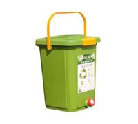 CLSSLVVBN Contenitore per compost con coperchio per giardino, balcone, sicuro, sigillato, pratico, efficiente, previene le infestazioni, contenitore per rifiuti da cucina, per la separazione di