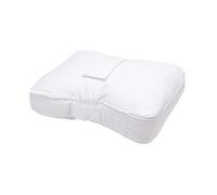 CLSSLVVBN Cuscino con morsetto per le gambe Cuscini morbidi per il collo per domestico Allevia il mal di schiena Donne Uomini, Bianco, 34x24 cm