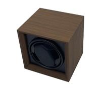 CLSSLVVBN Elegante avvolgitore meccanico automatico per orologi con motore silenzioso e comoda pelle PU dotato di elegante display in legno per gli amanti degli orologi Motore
