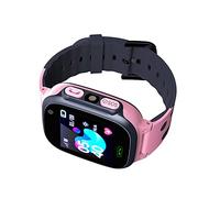 CLSSLVVBN Kids Smart Watch Camera Call Gioco Posizione LBS Sveglia Cinturino Elastico Smartwatch elettronico Monitoraggio remoto per Ragazzi e Ragazze, Rosa