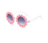 CLSSLVVBN Occhiali da sole per bambini Protezione UV elegante per ragazze Montature leggere e resistenti Occhiali da sole per bambini con montatura leggera per ragazze, rosa