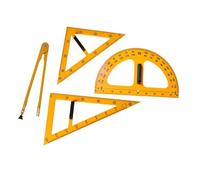 CLSSLVVBN Strumento per disegno, matematica e geometria, righello multifunzione, grande numero, materiale didattico per l'aula, ingegneria, non facile da deformare, strumento per disegno, matematica e