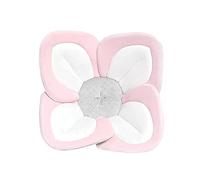 CLSSLVVBN Tappetino per vasca da bagno per bambini Esperienza di balneazione per genitori e bambini Panno per bagnetto Fiore Sedile per bagnetto Tappetino per sedile in rete, Lato rosa, 80 cm