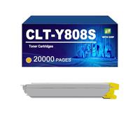 CLT-K808S CLT-C808S CLT-Y808S CLT-M808S Cartucce Di Toner Compatibili Con Le Stampanti Per Samsung MultiXpress X4300LX X4250LX X4220RX, Toner Ad Alta Capacità,Yellow-1 Pack