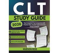 CLT Study Guide 2026: Your Complete Prep Companion with Practice Tests, Answer Explanations & Study Strategies