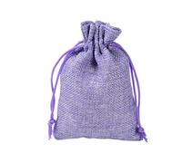 CLTPY 10 Pezzi Drawstring Jute Bag Gioielli Borse Sacchetto Regalo Halloween e Natale Confezione Regalo 9x12cm/3,5x4,7in (Viola Chiaro)