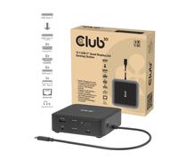 Club 3D 12-1 USB-CQuad Docking Station 2x DisplayPort HDMI 4K60Hz CSV-2542