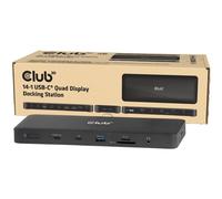 Club3D CSV-2540 14-1 USB-C - Docking station quad-display