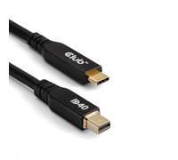 Club 3D 2m USB Type-C to MiniDisplayPort Bi-Directional VESA DP40 Certified Cabl