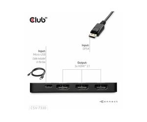 Club 3D Adapter CSV-7330 DisplayPort HDMI Adattatore Digitale/display/video 0,14