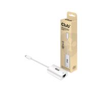 Club 3D Adapter USB 3.2 Typ C> RJ45 Gigabit LAN St/Bu retail CAC-1519