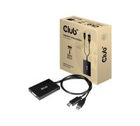 CLUB3D cac-1010 Displayport/usb DVI-I Daul link Nero, Bianco
