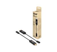 Club 3D CAC-1333 0,22 m HDMI tipo A (Standard) USB tipo-C Maschio Maschio Dritto