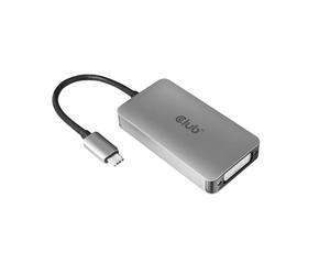 Club 3D CAC-1510-A - Adattatore da USB C a DVI-D Dual Link HDCP Off per display Apple Cinema, 3840 x 2160 @ 30 Hz, 2560 x 1600 @ 60 Hz