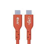 Club 3D CAC-1511 Cavo certificato USB-IF bidirezionale USB2 Tipo-C 480Mb PD 240W (48V/5A) EPR maschio/maschio 1 m